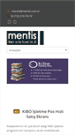 Mobile Screenshot of mentis.com.tr